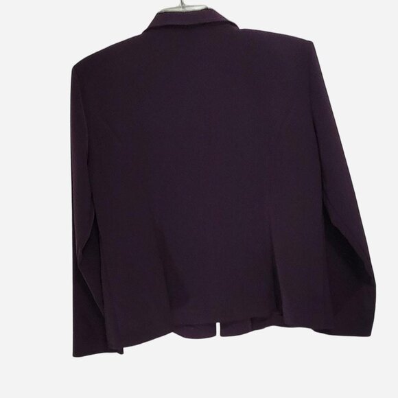 DJ & Co. Purple Polyester Zip Up Jacket | Size 16 - Picture 3 of 4